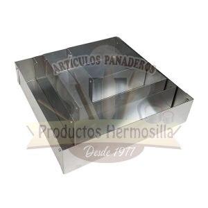Moldes cuadrados de aluminio desmontables