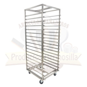 Carros bandejeros en acero inoxidable